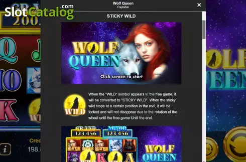 Скрин6. Wolf Queen (Manna Play) слот
