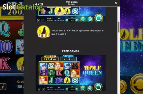 Скрин7. Wolf Queen (Manna Play) слот