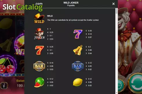 Скрин5. Wild Joker Fruits слот