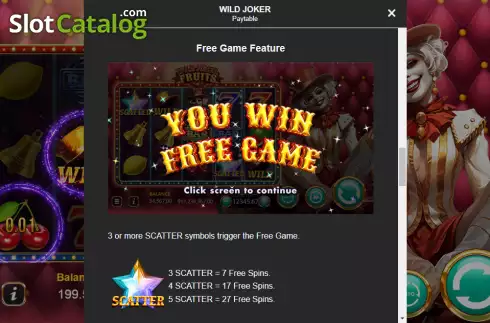 Скрин9. Wild Joker Fruits слот