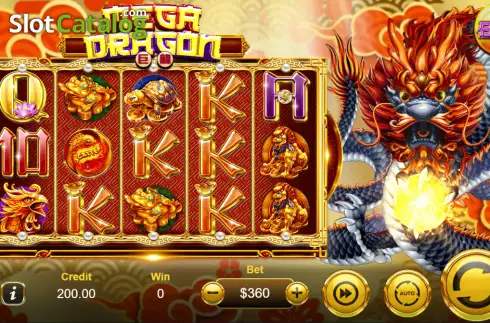 Скрин2. Mega Dragon (Manna Play) слот