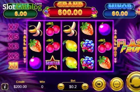 Скрин2. Flash Fruit слот