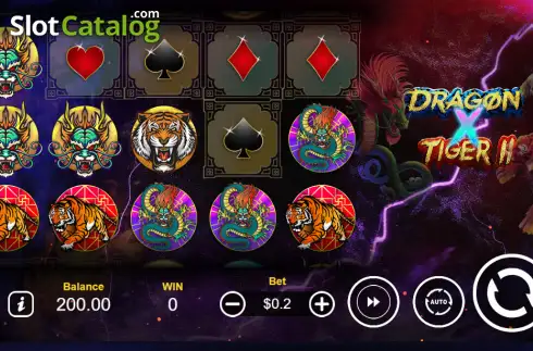 Скрин2. Dragon X Tiger 2 слот