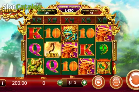 Скрин2. Fortune Dragon 3 слот