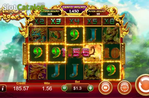 Скрин3. Fortune Dragon 3 слот