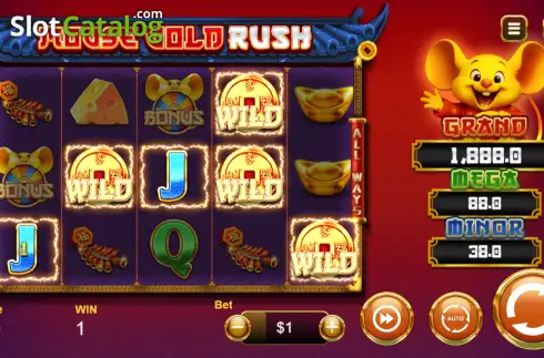 Скрин3. Mouse Gold Rush слот