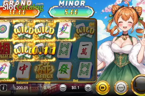 Скрин3. Lucky Calico Mahjong слот