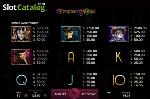 Скрин6. Venetian Magic слот