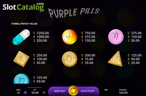 Скрин4. Purple Pills слот