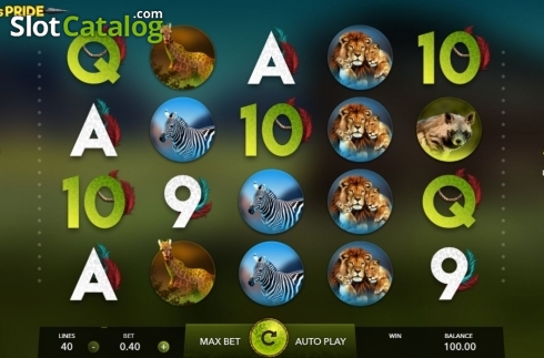 Скрин2. Lion's Pride (Mascot Gaming) слот