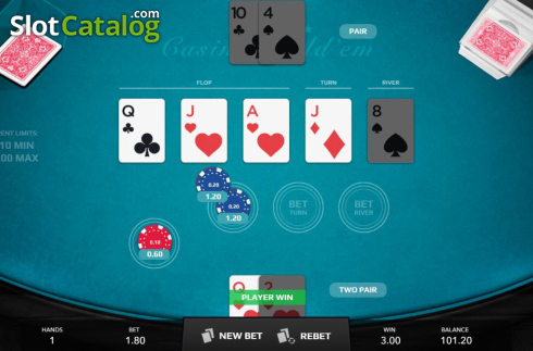 Скрин4. Casino Hold'em (Mascot Gaming) слот