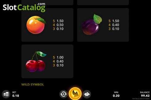 Скрин8. Fruit Macau слот