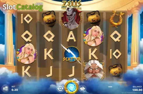 Скрин2. Zeus The Thunderer (Mascot Gaming) слот