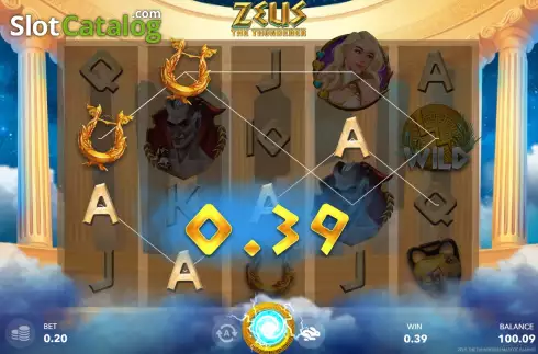 Скрин3. Zeus The Thunderer (Mascot Gaming) слот