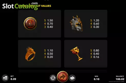 Скрин9. Dragons Nest слот