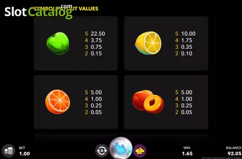 Скрин5. Fruit Disco: Megastacks слот