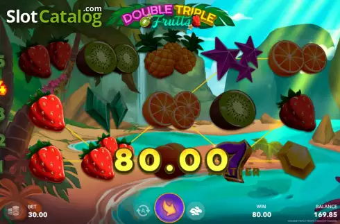 Скрин4. Double Triple Fruits слот