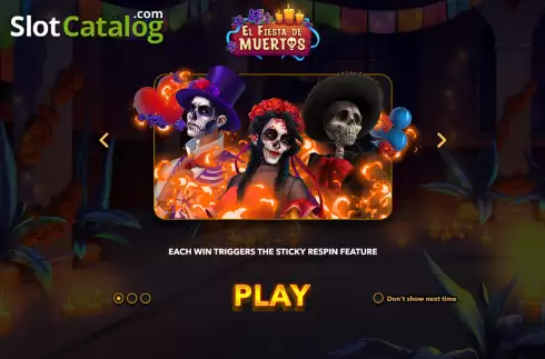 Скрин2. La Fiesta De Muertos слот