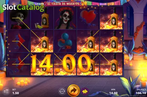 Скрин7. La Fiesta De Muertos слот