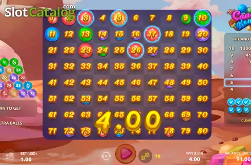 Скрин5. The Candy Keno слот