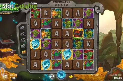 Скрин3. Greedy Greenskins Rockways слот