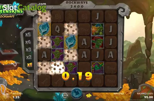 Скрин4. Greedy Greenskins Rockways слот