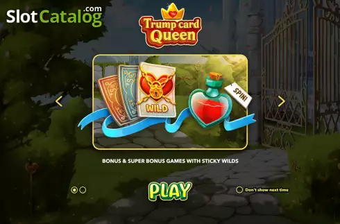 Скрин2. Trump Card Queen слот