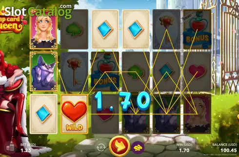 Скрин4. Trump Card Queen слот