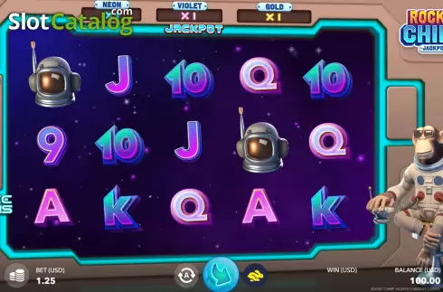 Скрин3. Rocket Chimp Jackpot слот