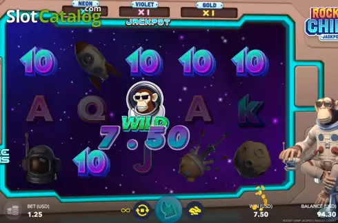Скрин7. Rocket Chimp Jackpot слот