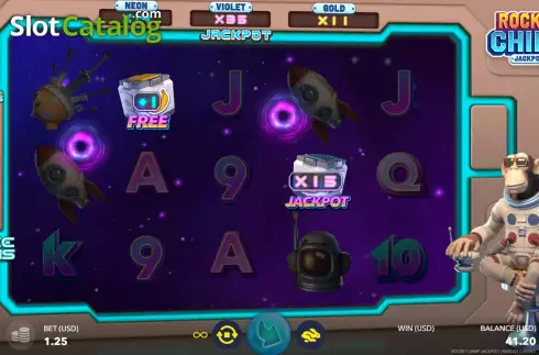 Скрин8. Rocket Chimp Jackpot слот