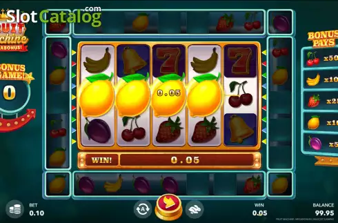 Скрин3. Fruit Machine Mega Bonus слот