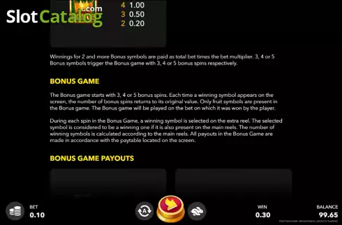 Скрин8. Fruit Machine Mega Bonus слот