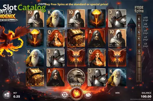 Скрин2. Wild Phoenix Rises слот