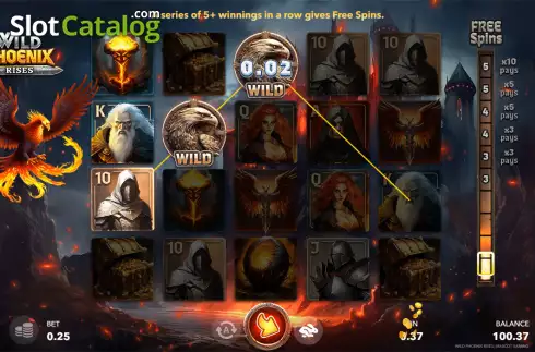 Скрин4. Wild Phoenix Rises слот