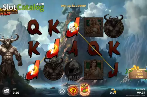 Скрин3. Minotaurs Wilds слот