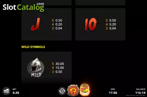 Скрин8. Minotaurs Wilds слот