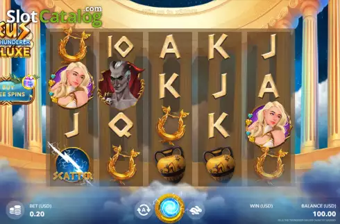 Скрин2. Zeus The Thunderer Deluxe слот