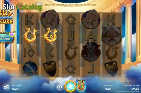 Скрин3. Zeus The Thunderer Deluxe слот