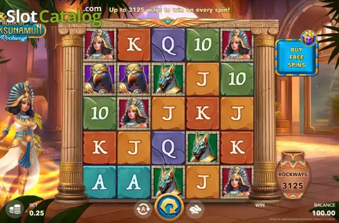 Скрин2. Book of Anksunamun Rockways слот