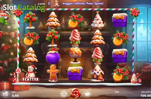 Скрин2. Christmas Infinite Gifts слот