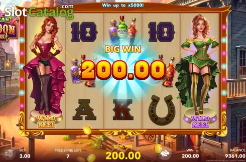Скрин3. Cancan Saloon Deluxe слот