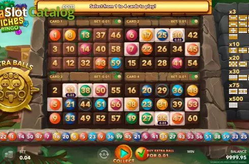 Скрин3. Mayan Riches Bingo слот