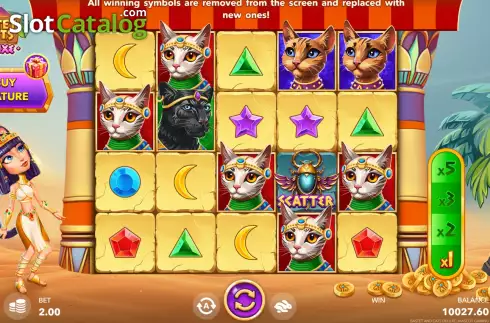 Скрин2. Bastet & Cats Deluxe слот