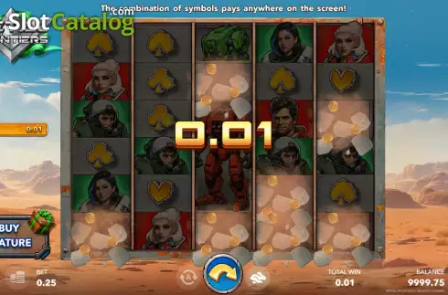 Скрин3. Metal Frontiers слот