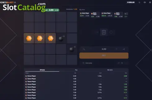 Скрин3. Mines Blast слот
