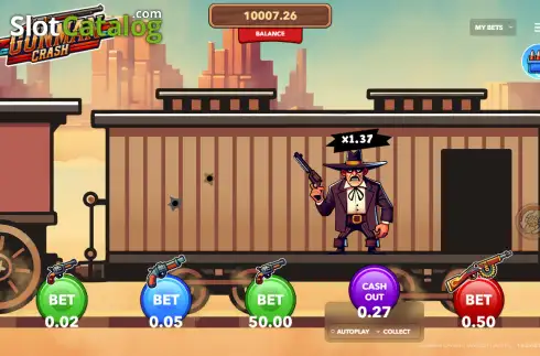 Скрин3. Gunman Crash слот