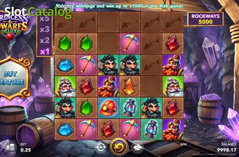 Скрин2. Princess & Dwarfs Deluxe слот