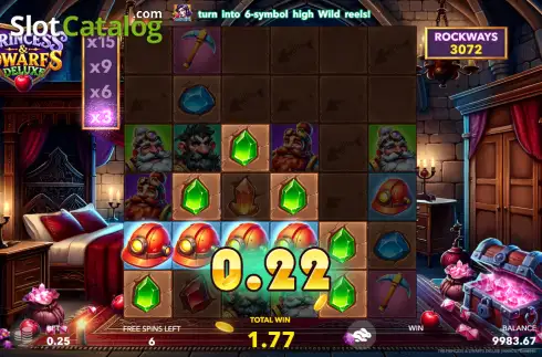 Скрин3. Princess & Dwarfs Deluxe слот