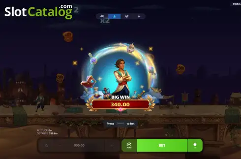 Скрин3. Fly High: Arabian Nights слот